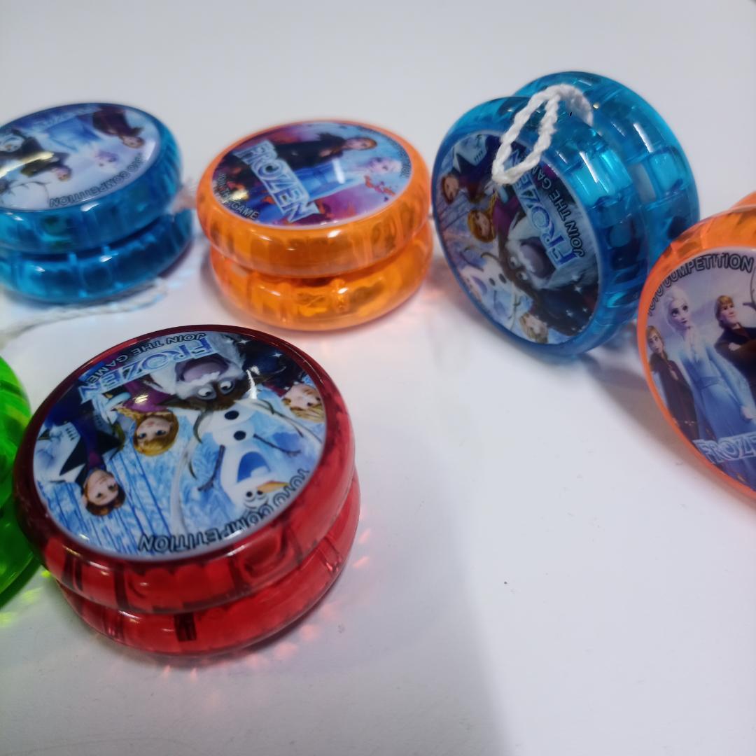 Frozen-Themed Yo-Yo Toy for Kids - LED Light Up, Durable Plastic, Fun Outdoor & Indoor Play