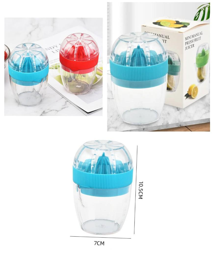 Mini Manual Citrus Juicer – Hand Press Lemon & Orange Squeezer, Portable Fruit Juice Extractor, juicing tool