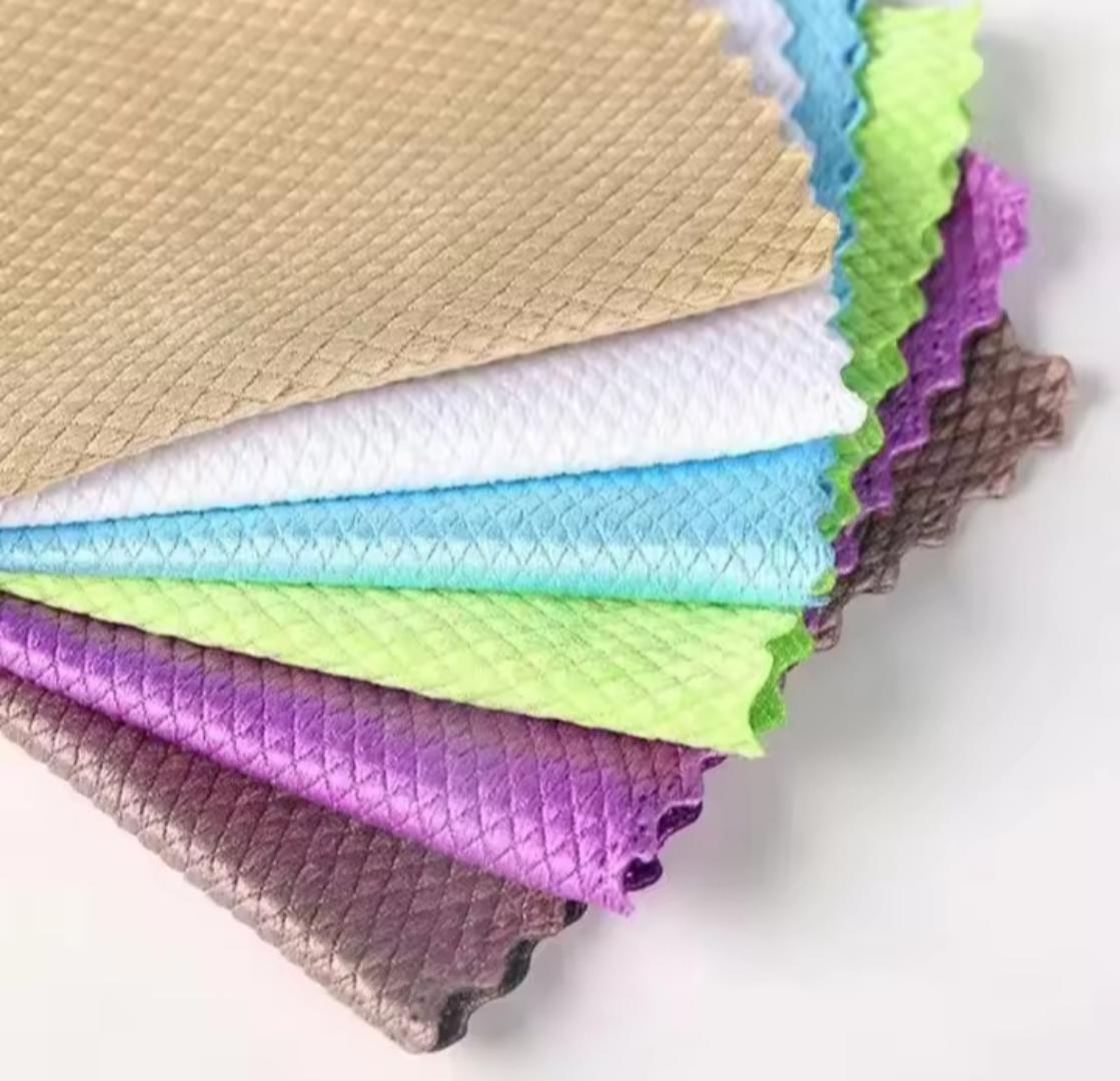 5pcs Microfiber Cleaning Cloth cleaning towel super absorbent window glass cleaning kitchen anti greease wiping rags: size 30 × 40 cm