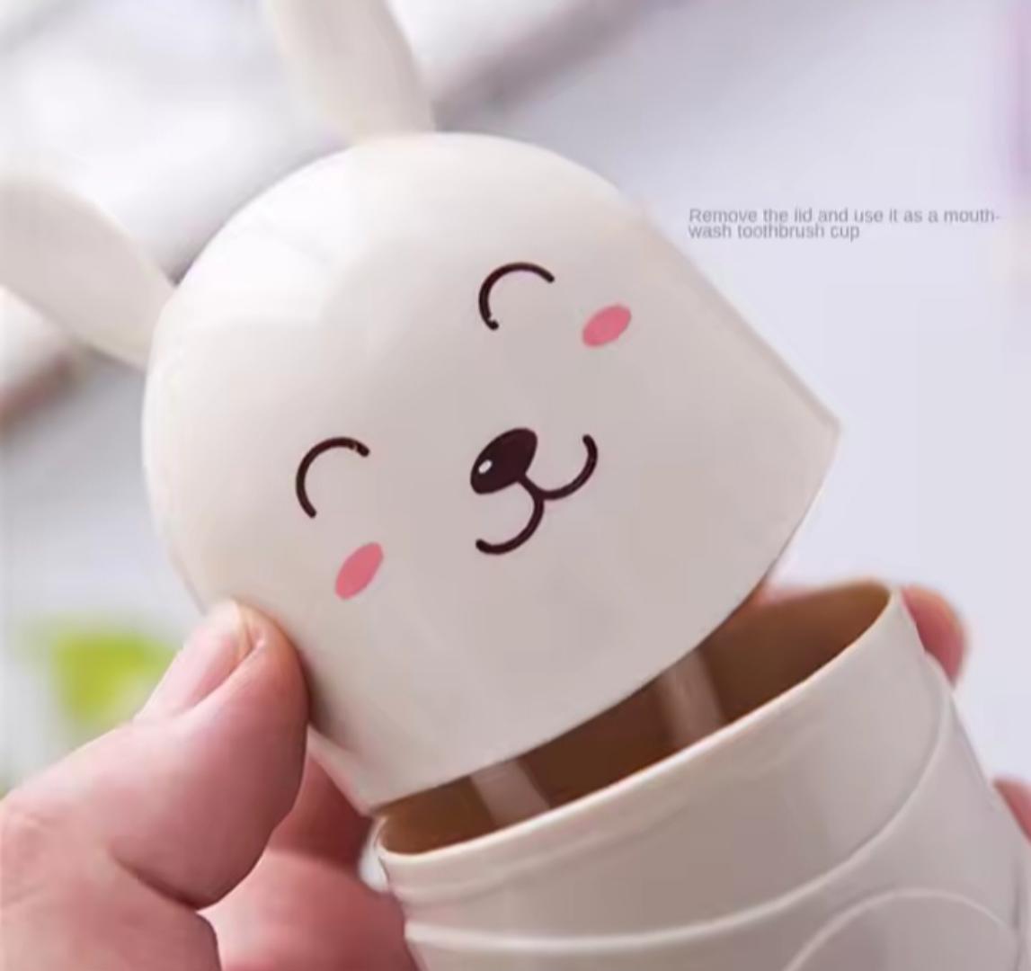 Travel and portable toothbrush holder Cute Portable Toothbrush Holder Box Travel Toothbrush Cup Mouthwash Cup Toothpaste Storage Container Bathroom Outdoor Supplies.