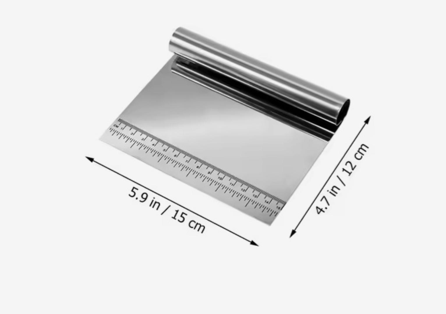 Multi-purpose Stainless Steel Scraper Noodle Knife Pastry Spatula Dough Scraper Spatulas Cake Pizza Dough Cutter Kitchen Tools.