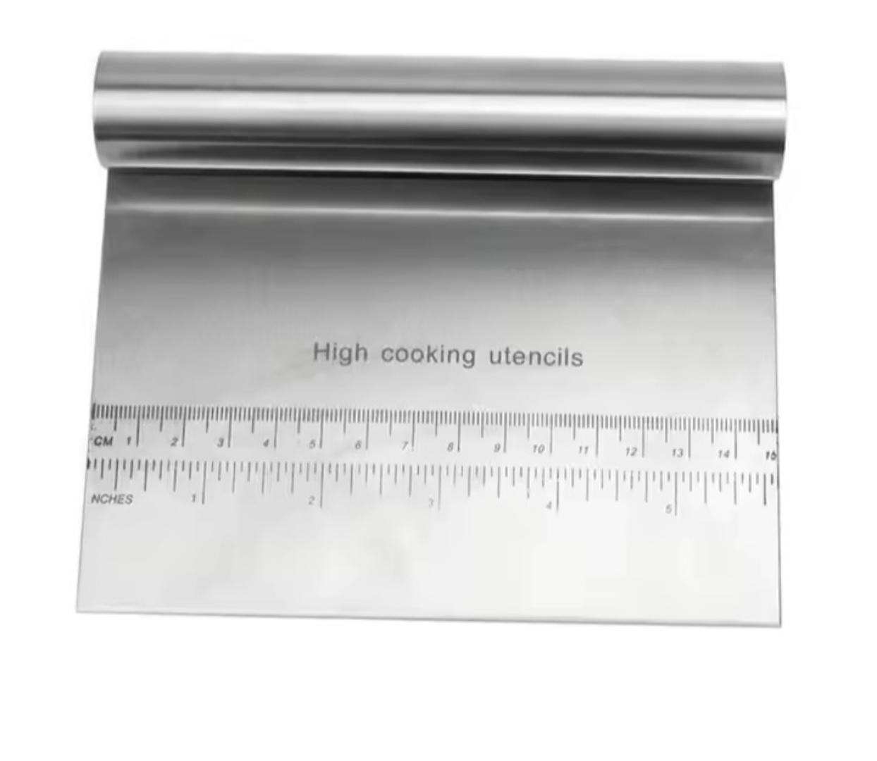 Multi-purpose Stainless Steel Scraper Noodle Knife Pastry Spatula Dough Scraper Spatulas Cake Pizza Dough Cutter Kitchen Tools.
