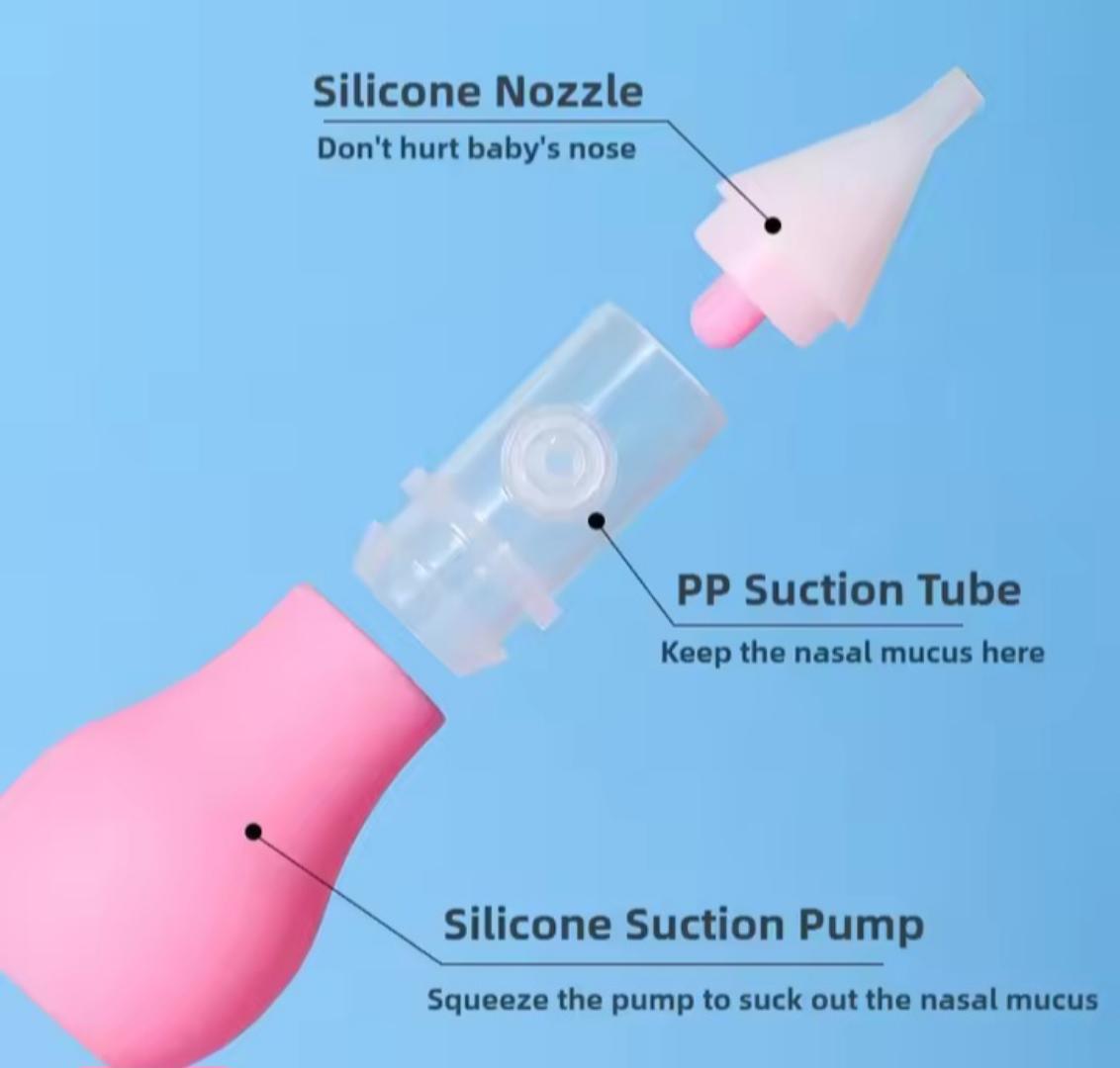 baby nasal aspirator, nose suction device, infant mucus remover, newborn nasal cleaner, baby nose picker, toddler mucus extractor, baby-safe nasal aspirator, congestion relief for babies, BPA-free bab