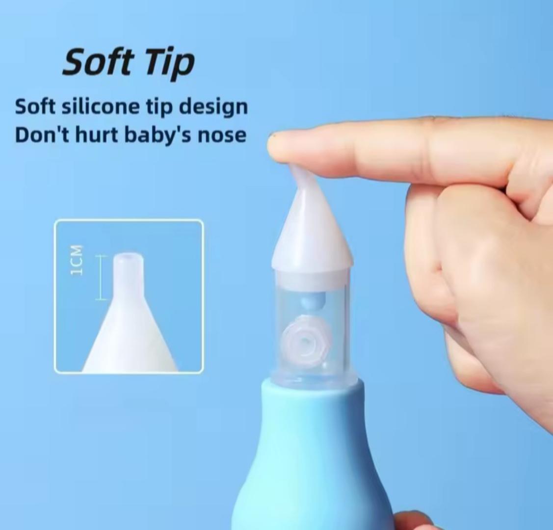baby nasal aspirator, nose suction device, infant mucus remover, newborn nasal cleaner, baby nose picker, toddler mucus extractor, baby-safe nasal aspirator, congestion relief for babies, BPA-free bab
