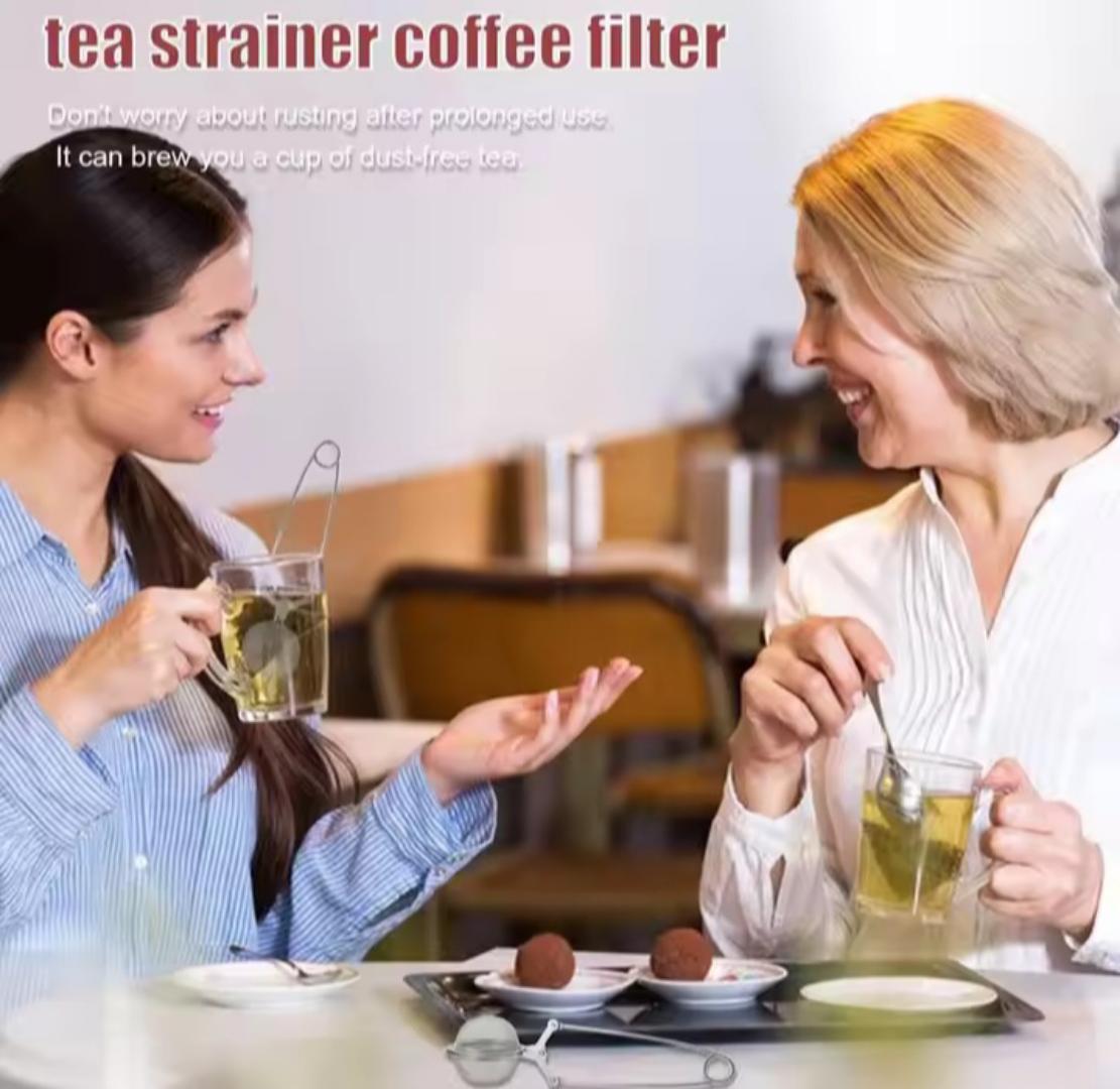 tea infuser ball; sieve Tea Ball Strainer Stainless Steel Tea Ball Infuser Sphere Locking Tea Filter Maker Brewing Items Services Teaware Tea Strainer.