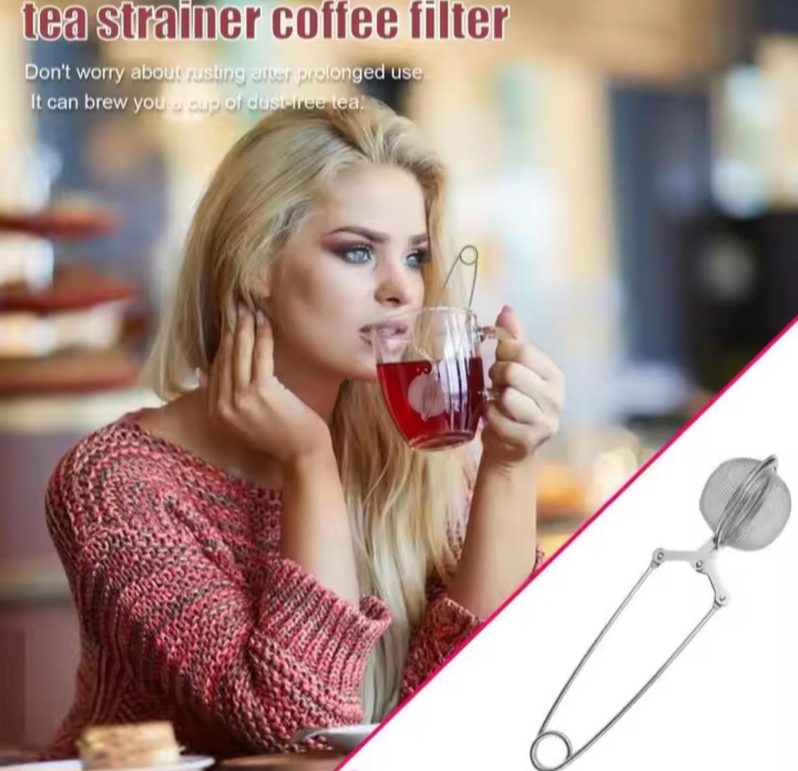tea infuser ball; sieve Tea Ball Strainer Stainless Steel Tea Ball Infuser Sphere Locking Tea Filter Maker Brewing Items Services Teaware Tea Strainer.