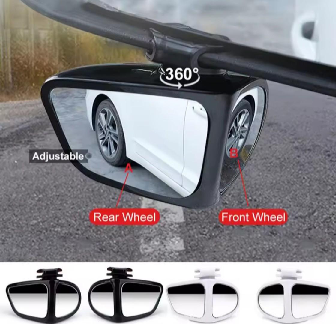 Car blind spot mirrors otatable Car Blind Spot Mirror Auto 360 Adjustable Wide Angle Reversing Glass Automobile Side Rear View Parking Accessories