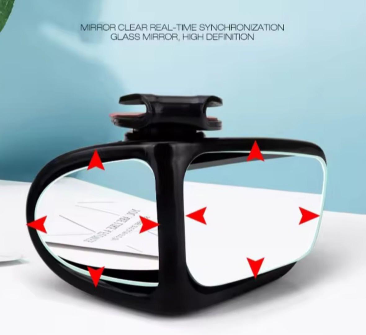 Car blind spot mirrors otatable Car Blind Spot Mirror Auto 360 Adjustable Wide Angle Reversing Glass Automobile Side Rear View Parking Accessories