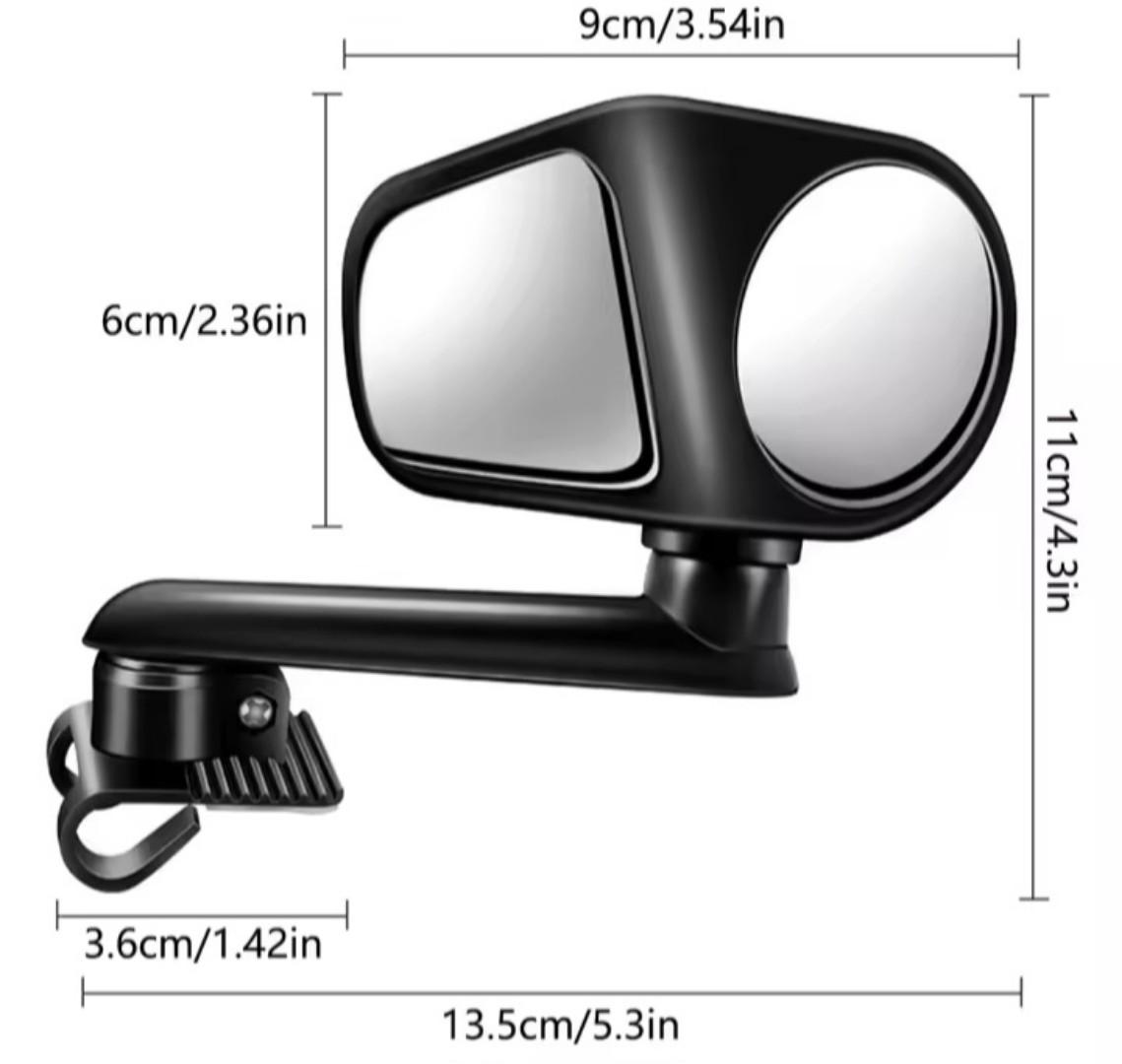 Car blind spot mirrors otatable Car Blind Spot Mirror Auto 360 Adjustable Wide Angle Reversing Glass Automobile Side Rear View Parking Accessories