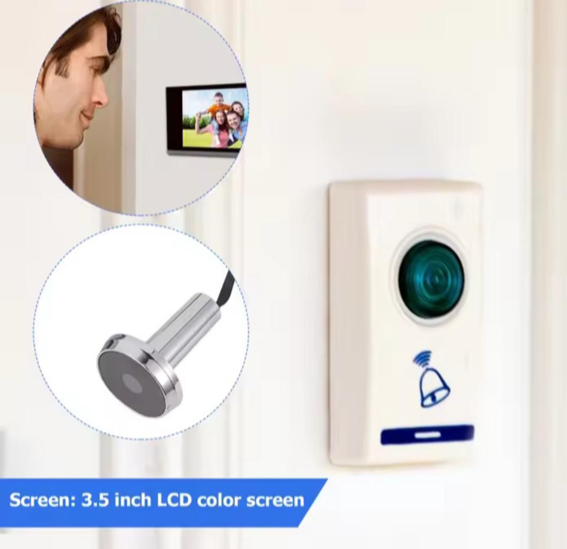 LED wireless smart doorbell LED Wireless Smart Doorbell Volume Adjustable Home Door Bell Remote Control Battery Powered Security Portable 36 Tune Songs.