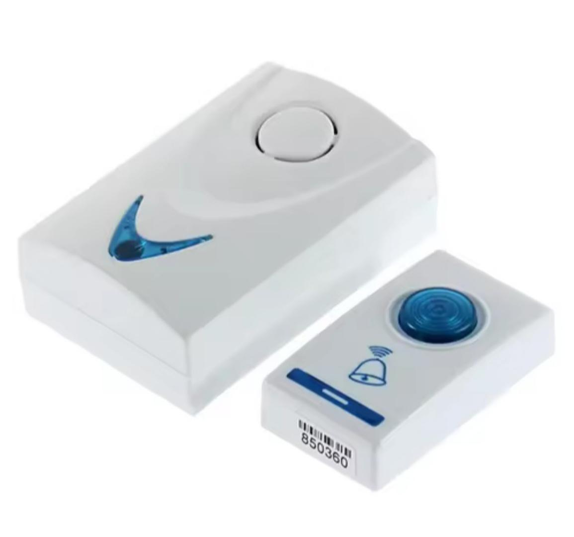 LED wireless smart doorbell LED Wireless Smart Doorbell Volume Adjustable Home Door Bell Remote Control Battery Powered Security Portable 36 Tune Songs.