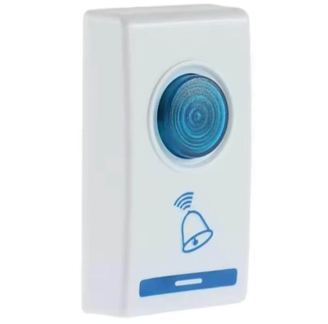 LED wireless smart doorbell LED Wireless Smart Doorbell Volume Adjustable Home Door Bell Remote Control Battery Powered Security Portable 36 Tune Songs.