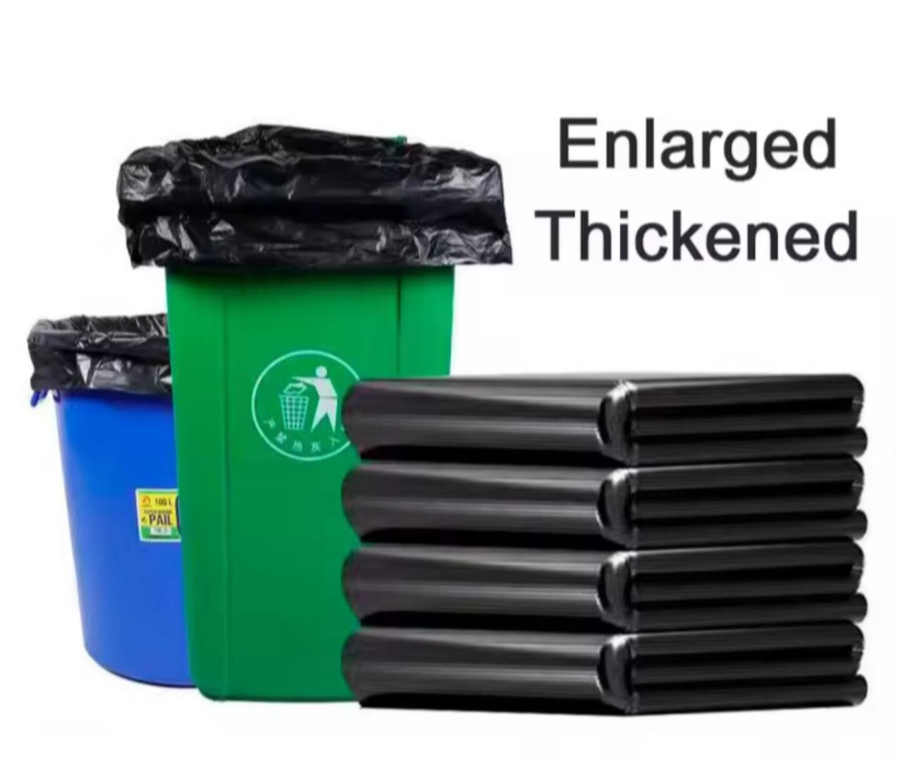 50 pieces trash bags, garbage dustbin/ waste paper bags