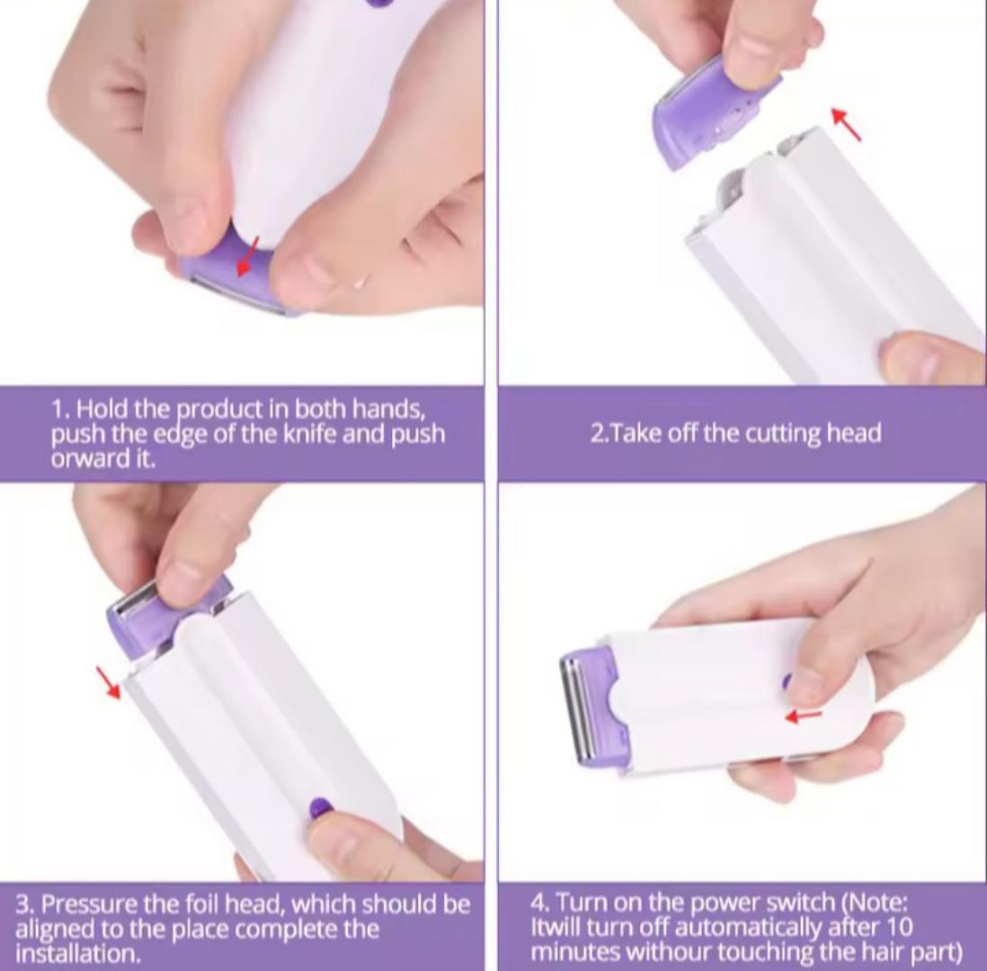 Electric and body painless hair remover Portable Hair Removal Tool, Rotary Shaver, Body, Face, Leg, Bikini Lip Hair Remover, Laser Hairs Epilator, Hair Trimmer etc