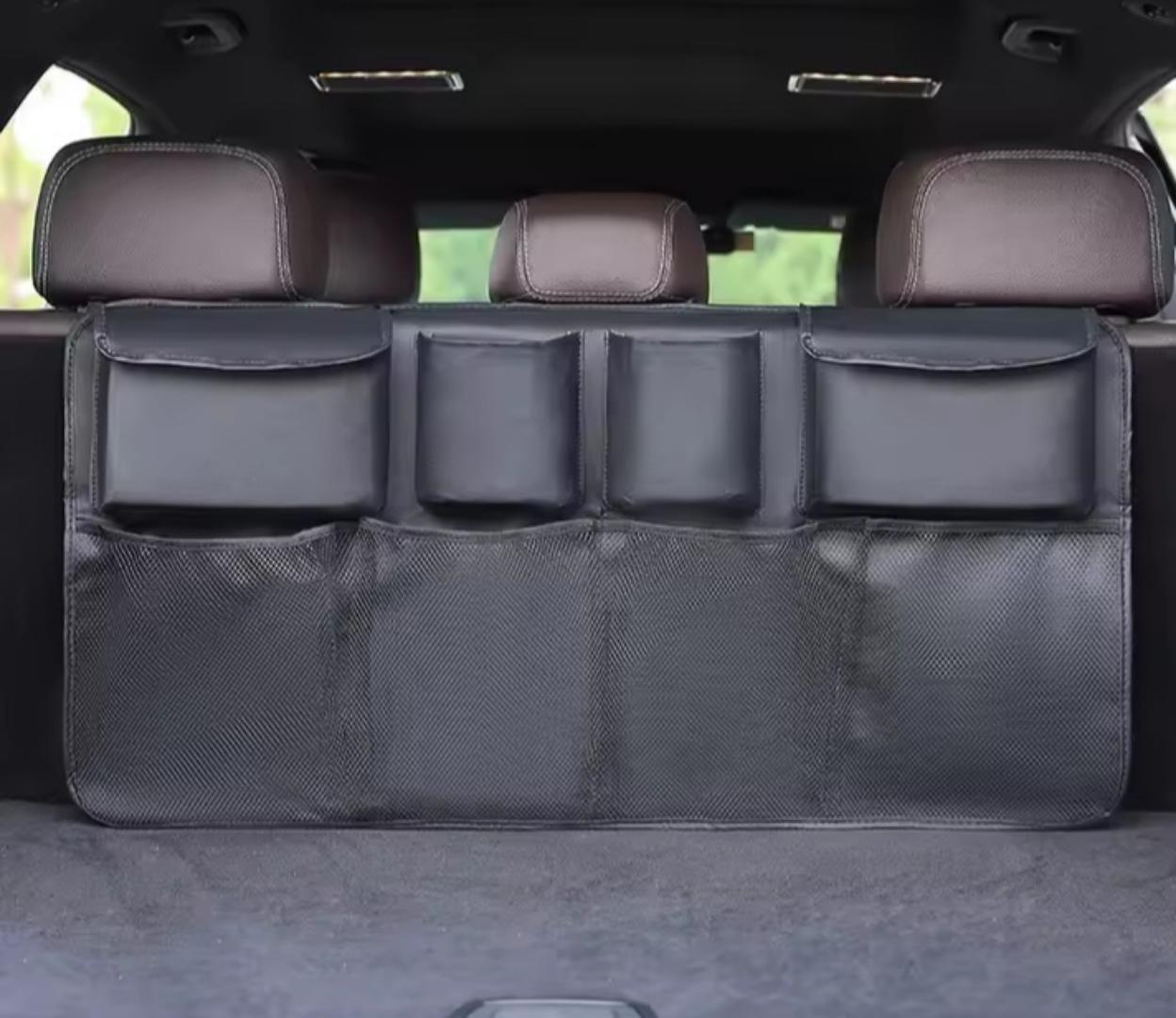 boot organizer for your car Foldable and portable design, easy to pack and store away. Car boot Trunk Organizer Adjustable Backseat Storage Bag