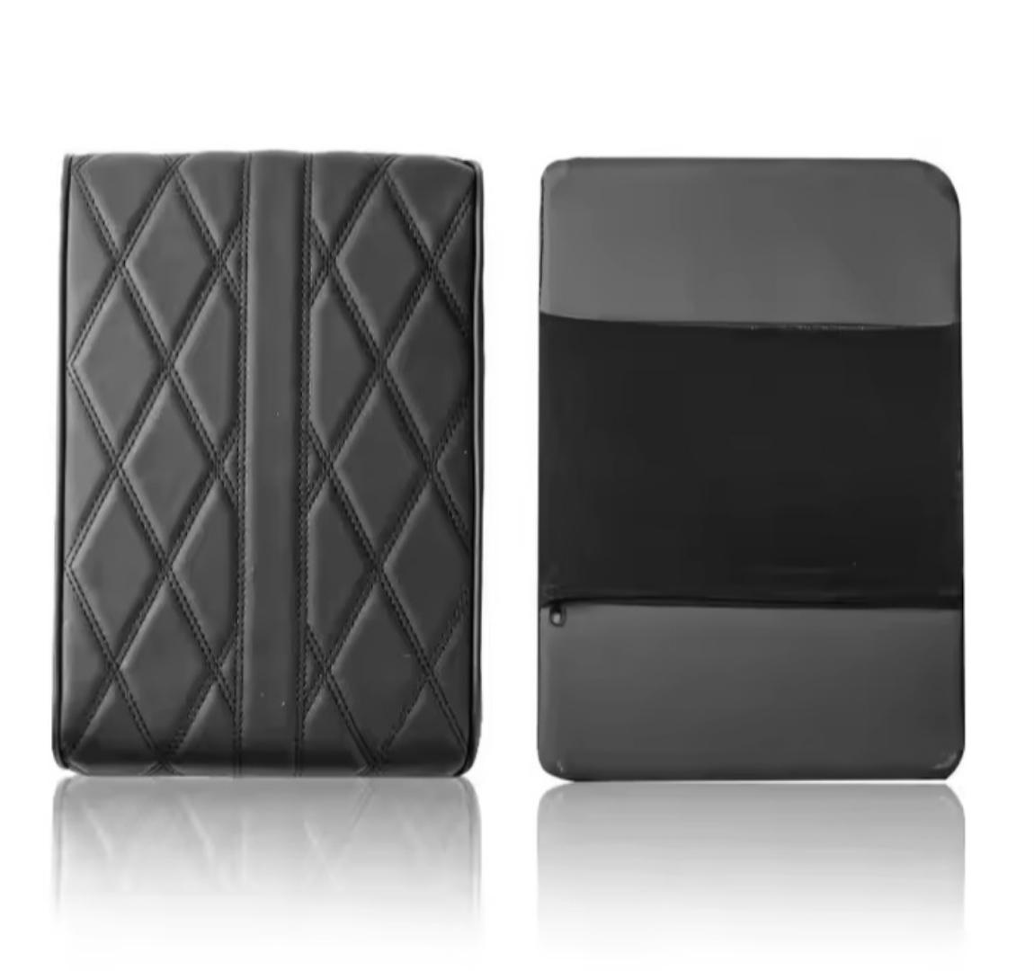 Car arm rest box pad or mat Leather Car Armrest Mat Center Console Arm Rest Protection Cushion Auto Armrests Storage Box Cover Pad