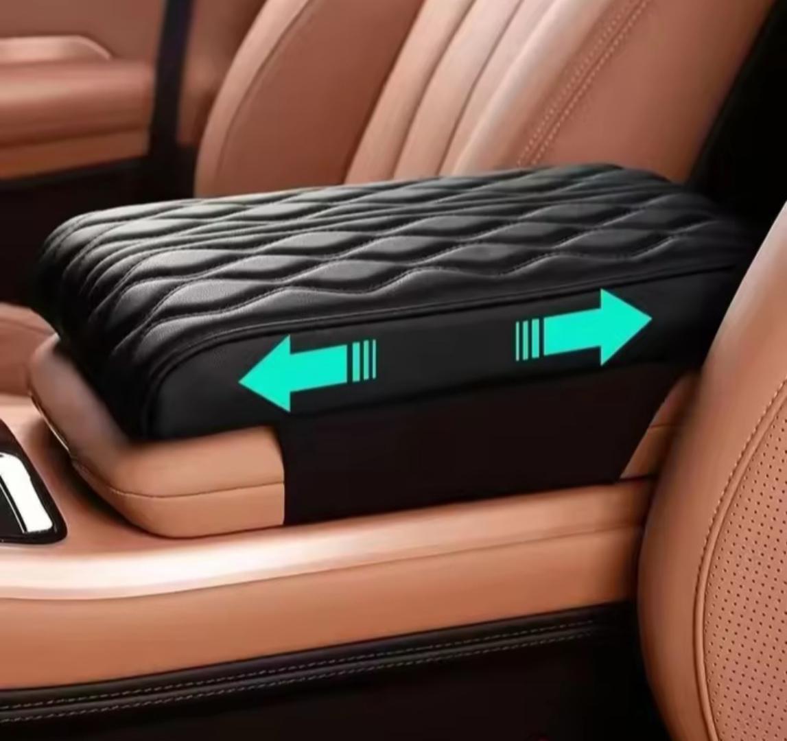 Car arm rest box pad or mat Leather Car Armrest Mat Center Console Arm Rest Protection Cushion Auto Armrests Storage Box Cover Pad