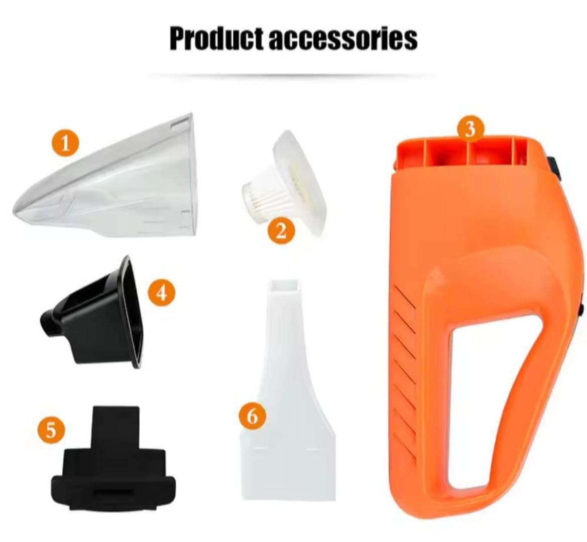 Portable car vacuum cleaner Cleaning Tools Detail Cleaning Cordless Home Rechargeable Wet/Dry Handheld Duster For Home Car.
