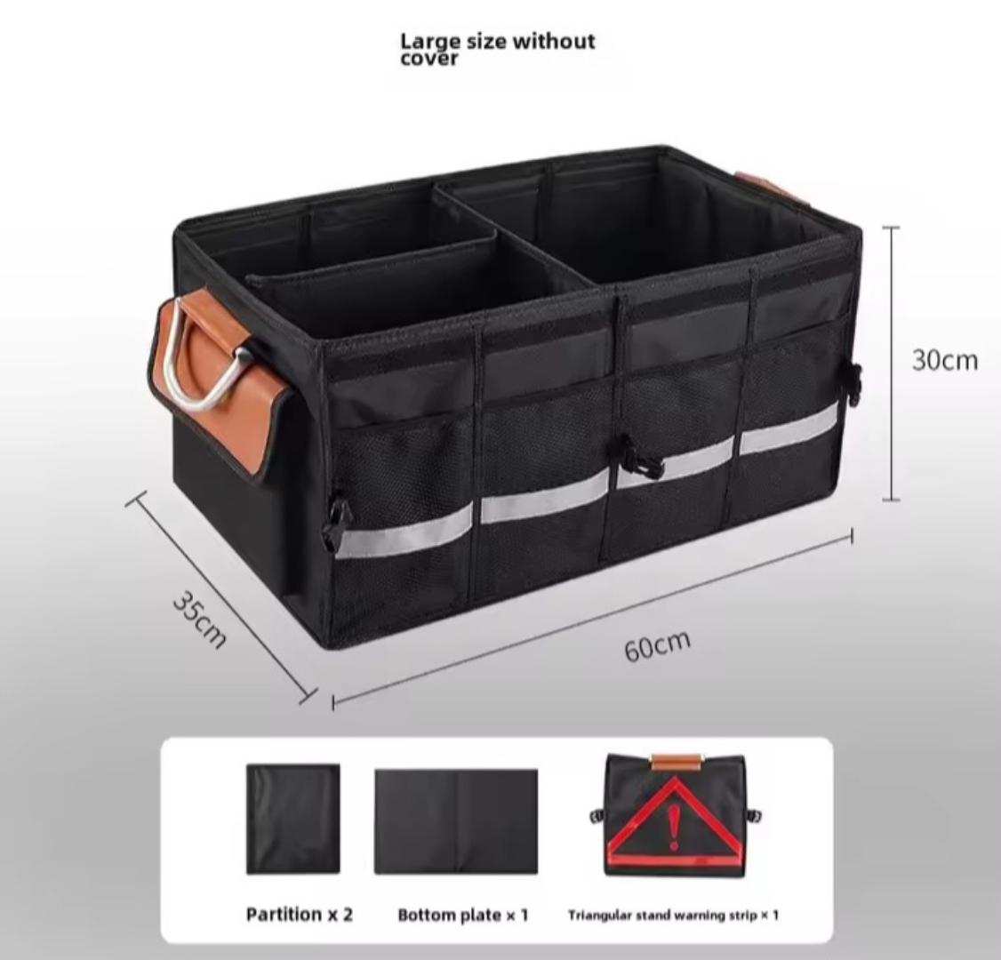 Car boot organizer, trunk storage box Trunk Organizer Collapsible Multi-Compartment Car Organizers Trunk Storage Box For Any Car SUV Truck Car Accessories For Outdoor