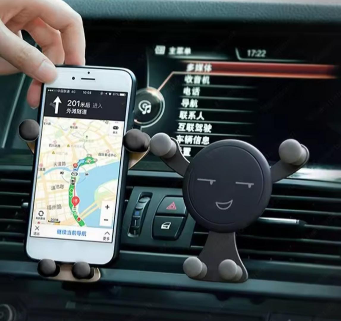 Gravity Car Phone Holder Air Vent Hook Mobile Phone Mount GPS for iPhone Samsung Xiaomi Car Bracket Universal Smartphone Stand