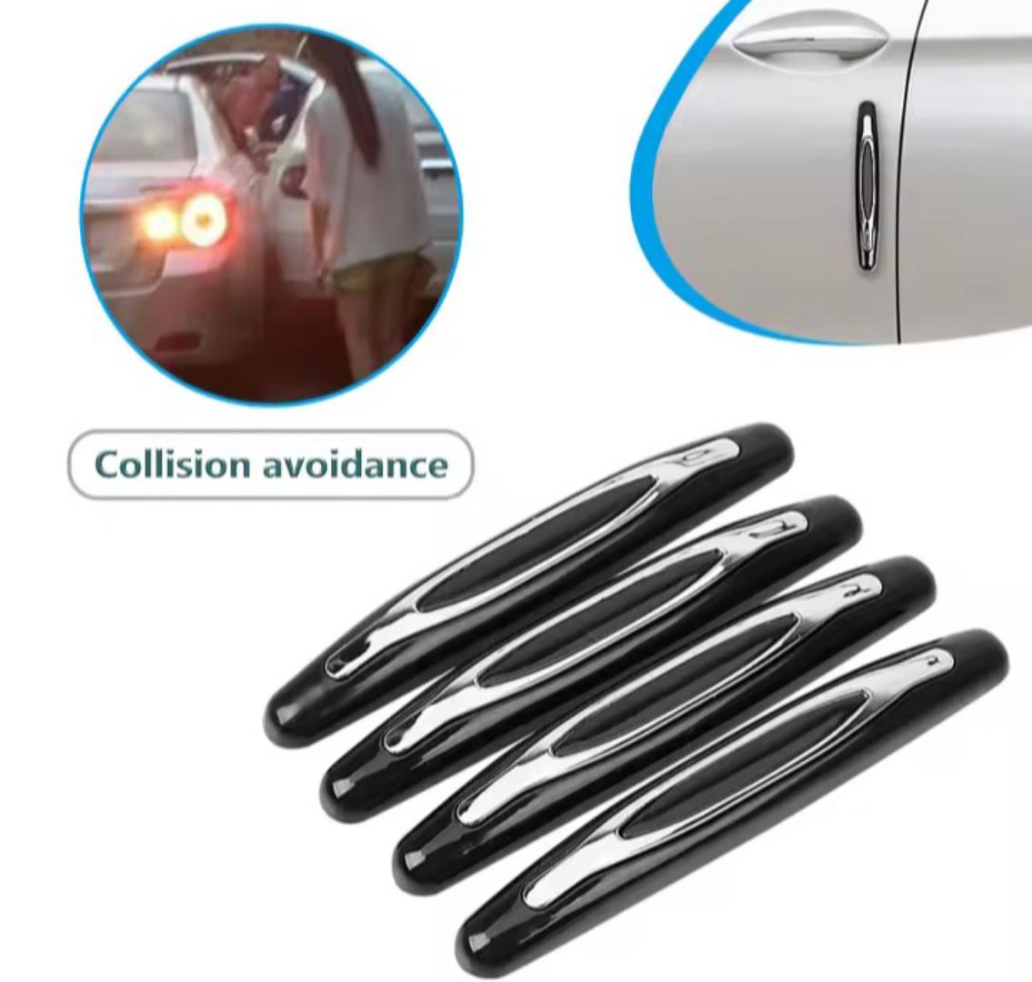 4Pcs Car Door Protector Guard Strip Scratch Protector Car Rubber Bumper Stickers Auto Door Edge Protection Car Decoration