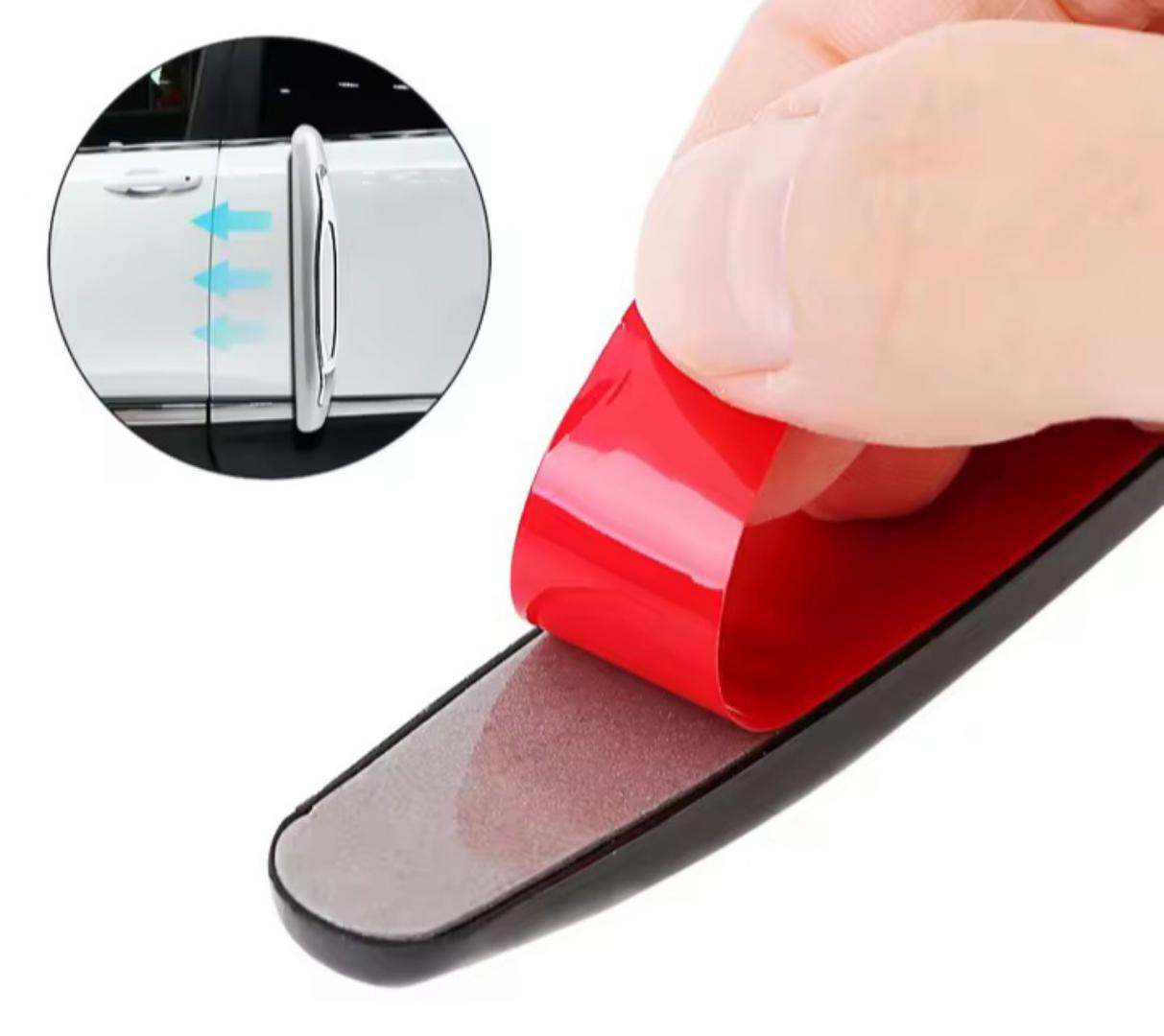 4Pcs Car Door Protector Guard Strip Scratch Protector Car Rubber Bumper Stickers Auto Door Edge Protection Car Decoration