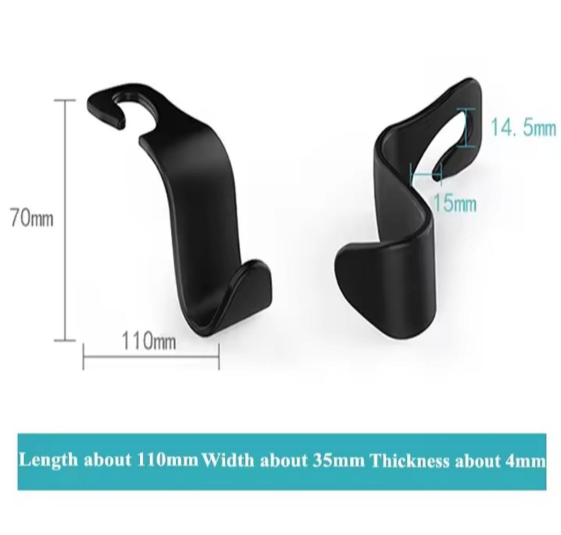 Car seat hook holder organizer flexible car hooks