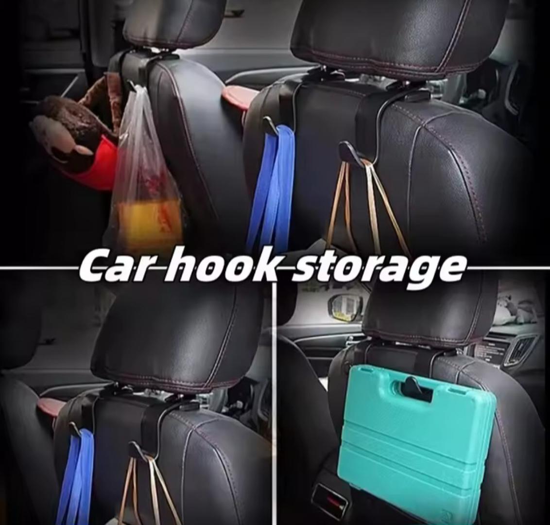 Car seat hook holder organizer flexible car hooks