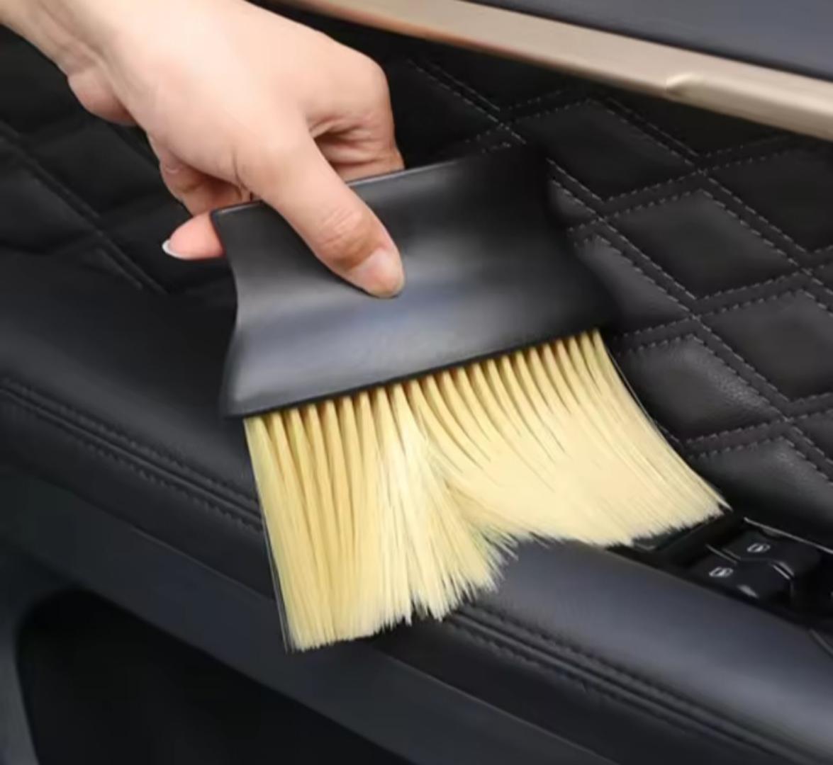 Car interior soft cleaning brush.Dust Removal Brush Air Conditioner Outlet Car Wash Dust Artifact Dust Removal Brush Cleaning Tool Soft Brush Car