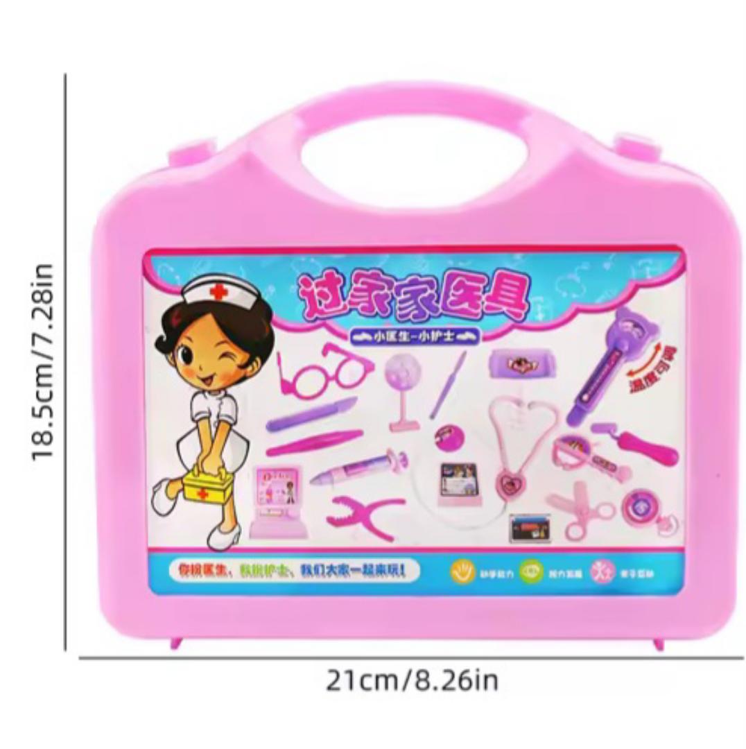 Kids doctor set, pretend play toy Doctors Kit for Children: Simulation Accessories Toys Role Playing Family Party Game Doctor Costume Playset Activities for Girl Birthday Gift Study Prop Children Doct