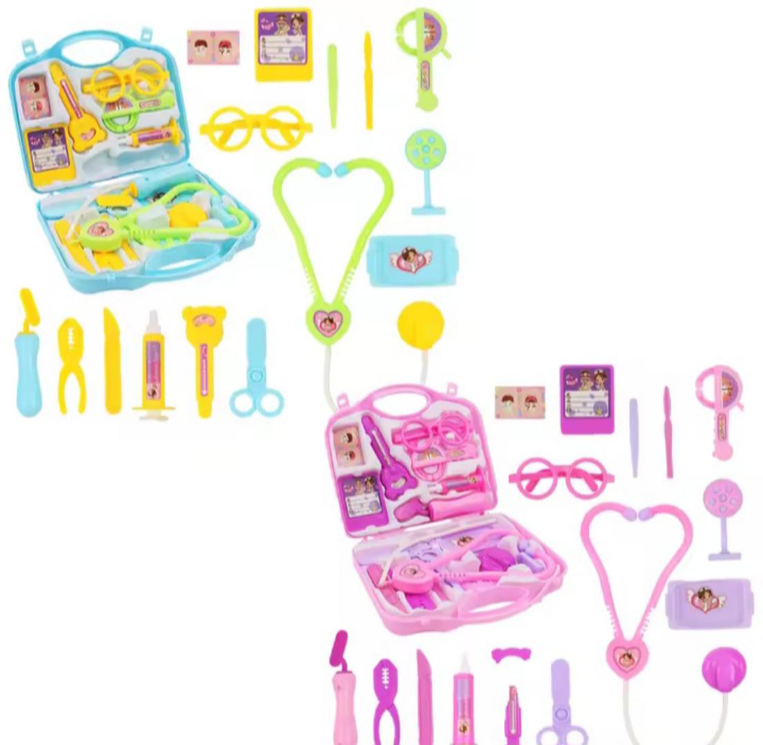 Kids doctor set, pretend play toy Doctors Kit for Children: Simulation Accessories Toys Role Playing Family Party Game Doctor Costume Playset Activities for Girl Birthday Gift Study Prop Children Doct