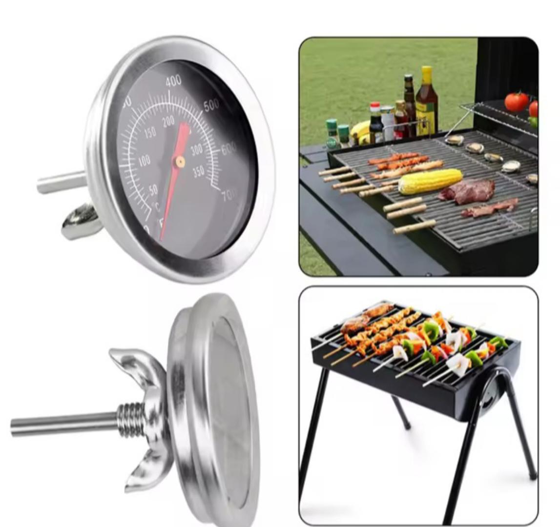 Oven thermometer This thermometer ranges from 100 degrees to 700 degrees Fahrenheit ( 50°C to 350°C) in cooking temperature Accurate, easy to use Barbecue BBQ Grill Thermometer Temp Gauge Outdoor Camp