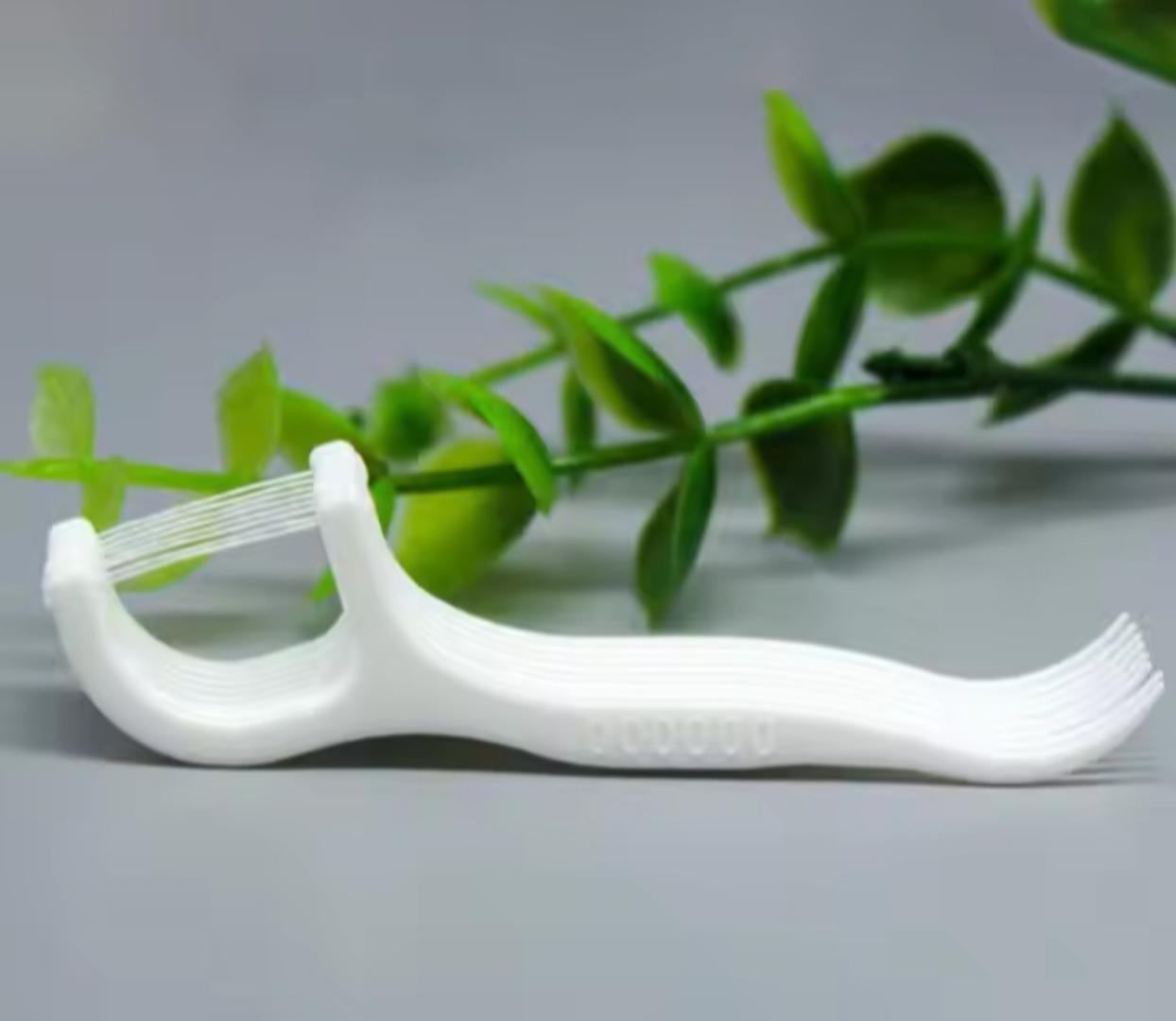 50 Dental Floss Flosser Picks Toothpicks Teeth Stick Tooth Cleaning Interdental Brush Dental Floss Pick Oral Hygiene Care.