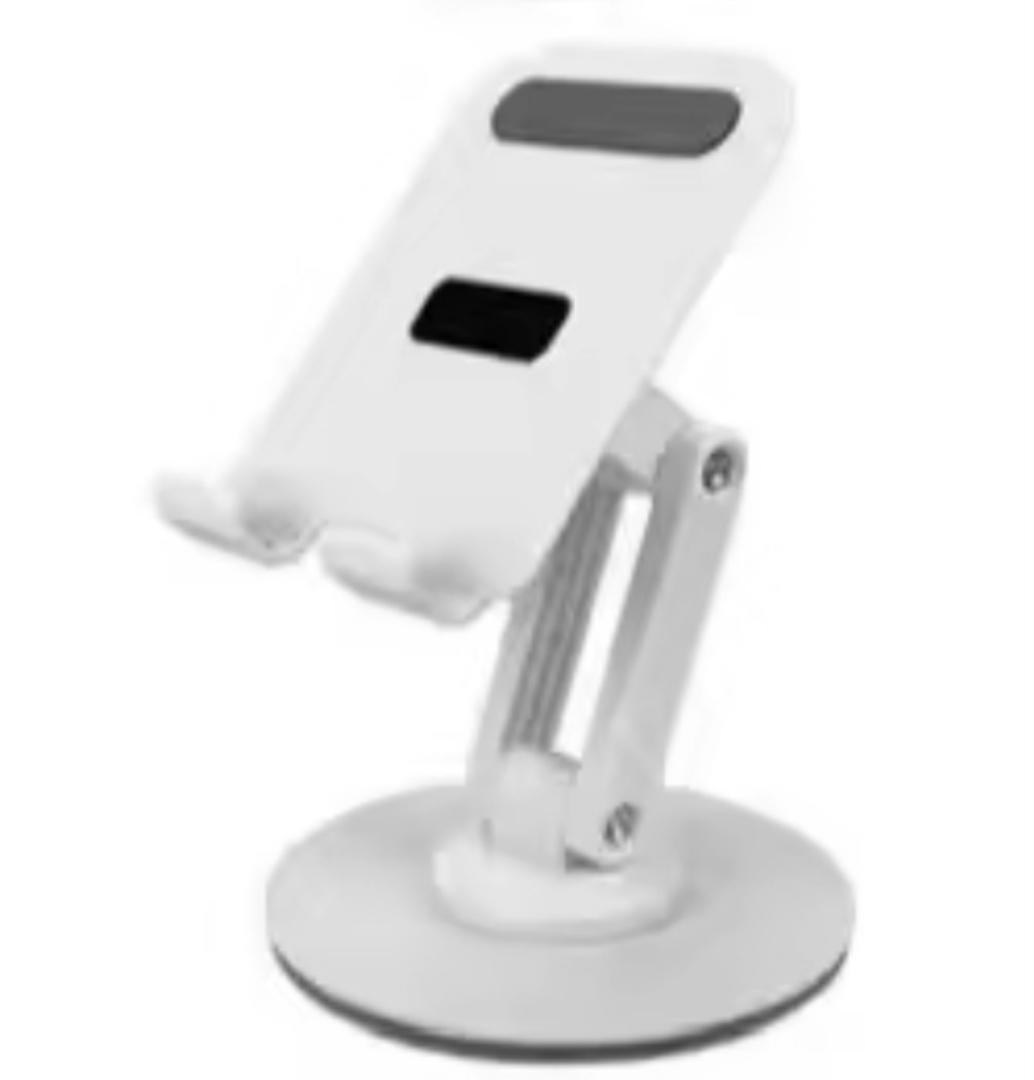 Rotating desktop phone holder and stand The bracket features a 360-degree rotating design, allowing you to adjust your device to any angle for optimal viewing and navigation experience.