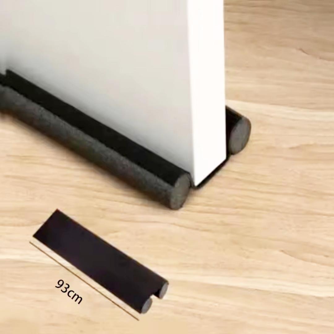 Under Door Space Sealing Strip, Door Bottom Sealing Strip, Door Bottoom Waterproof Seal Strips Draught Excluder Stoppers Guard Flexible Double Silicone Rubber Foam Sound Insulation Strips