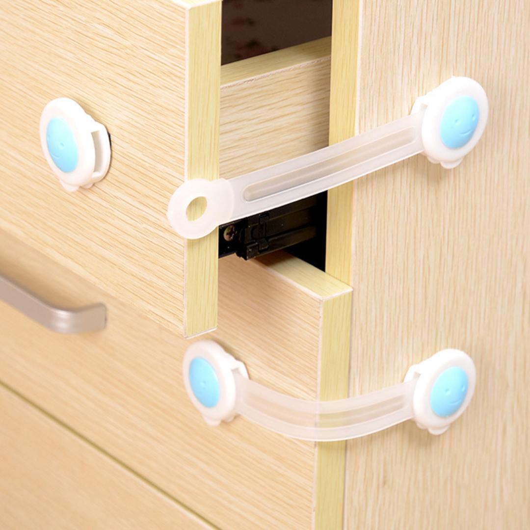 3pcs child safety cabinet locks, fridge safety locks, drawer locks, Child Safety Cabinet Lock Baby Security Protector Door Fridge Blockers Plastic Lock for Cupboards Childproof