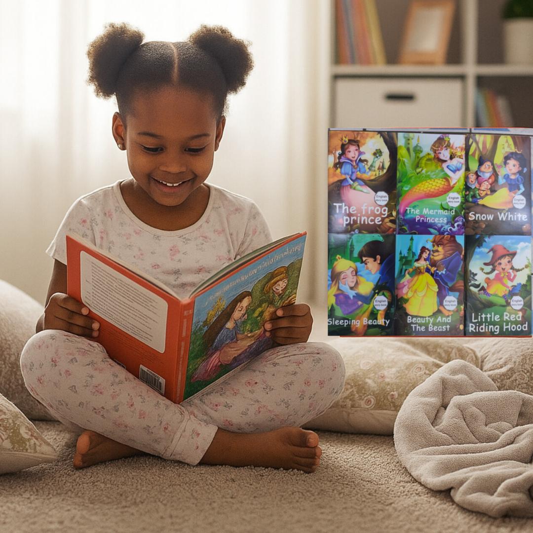 6 Pc Children’S Fairy Tale Storybook Set
