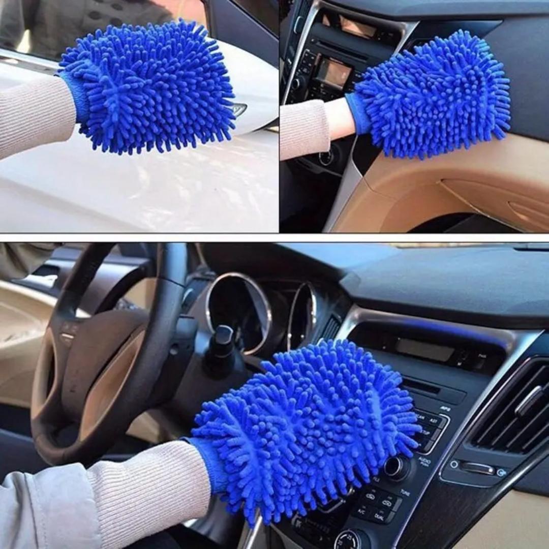 Microfiber Car Wash Glove, Cleaning Mitt For Cars, Homes