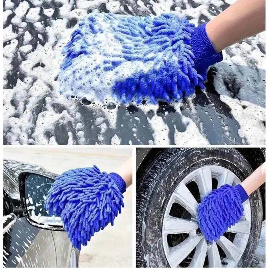 Microfiber Car Wash Glove, Cleaning Mitt For Cars, Homes