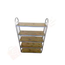 🔅▫️5-Tier Wooden Shoe Rack with Metallic Frames▫️▪️Strong and sturdy construction
Spacious, multifunctional storage space
Quick installation: No need for skilled labor
Highly portable and stylish
Sui