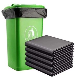 50Pcs/Set Black Large Size Garbage Bags.They are big enough hence ideal for accommodating big loads of wastes
NO TEARS or LEAKS - Trash bag liner is durable and designed to hold the toughest garbage w