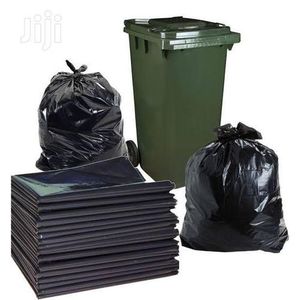 50Pcs/Set Black Large Size Garbage Bags.They are big enough hence ideal for accommodating big loads of wastes
NO TEARS or LEAKS - Trash bag liner is durable and designed to hold the toughest garbage w