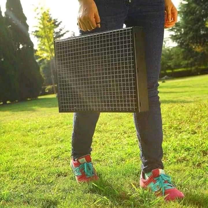 🤪😎PROMOTION PRICE 😎🤪Charcoal Grill, BBQ Grill Folding Portable Lightweight smoker Grill, Barbecue Grill Small desk Tabletop Outdoor Grill for Camping Picnics Garden Beach Party