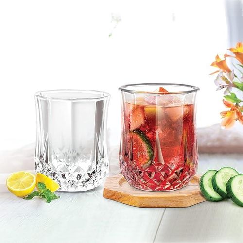 🥕🤑**Nice One Set Of 6pcs 310ML High Quality Glass Whiskey Glass Glassware Cup