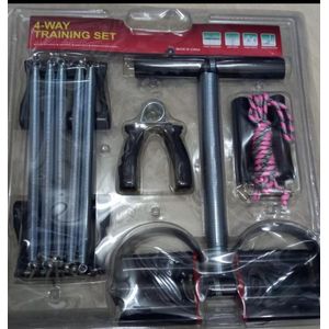 ✅️SHOP NOW✅️*4 Way Gym Training set*🏃‍♀️ * 💃🏽training set🧏🏻‍♀️ *New Arrival* 🧏🏻‍♀️Set comprising of a hand grip, skipping rope, chest expander and a tummy trimmer all in one package.