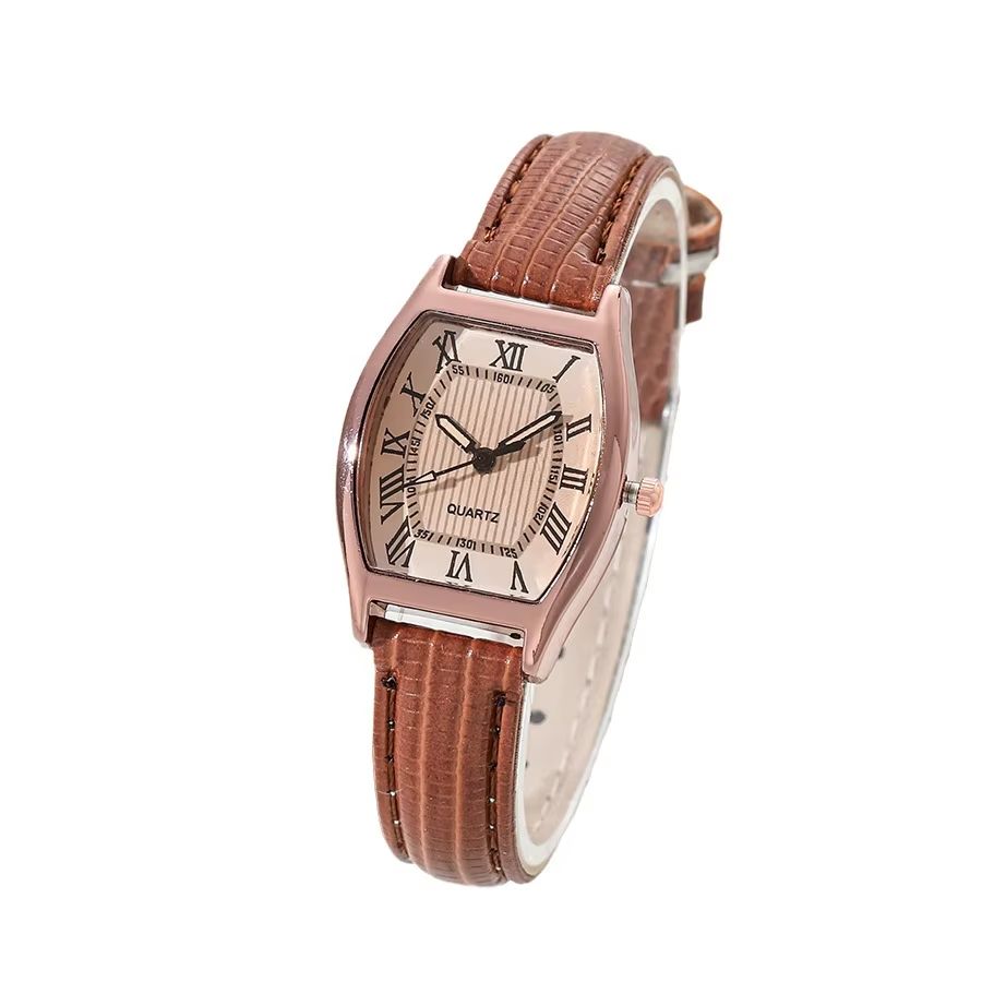 Women's Watch Antique Leather Strap Wristwatch Women Quartz Watches Luxury Retro Clock Gift