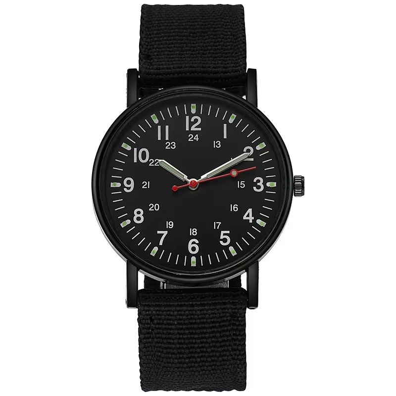 Luminous Men's Sports Watch Nylon Woven Band Shock Resistant Wristwatches Male Quartz Watches Reloj Hombre Xmas Gift