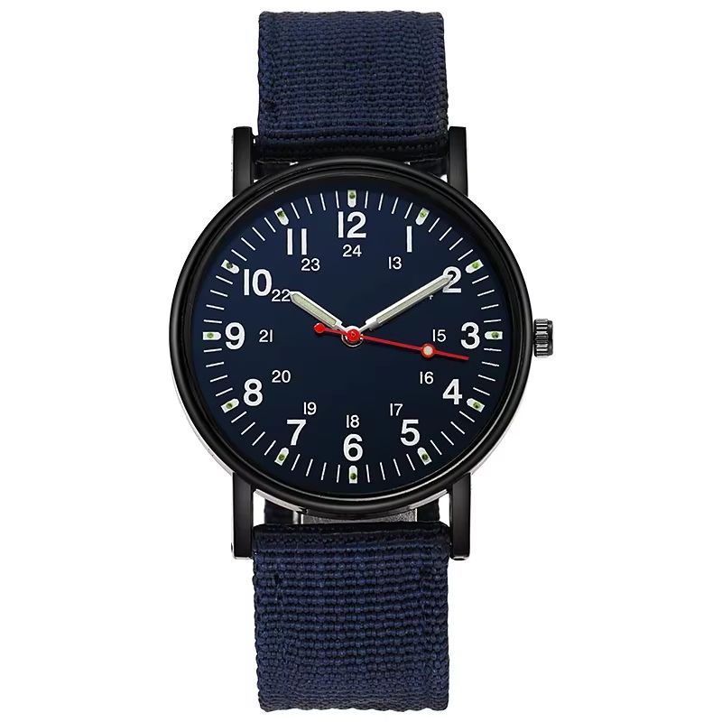 Luminous Men's Sports Watch Nylon Woven Band Shock Resistant Wristwatches Male Quartz Watches Reloj Hombre Xmas Gift