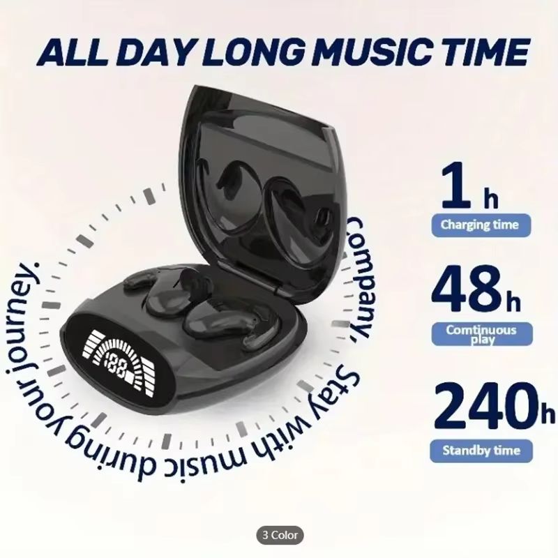 TWSireless Bluetooth Headsets Stereophonic Sound Air Pods Wireless EarbudsHeadphones V 5.3 HIFI Sports Riding Music light Sleep wireless