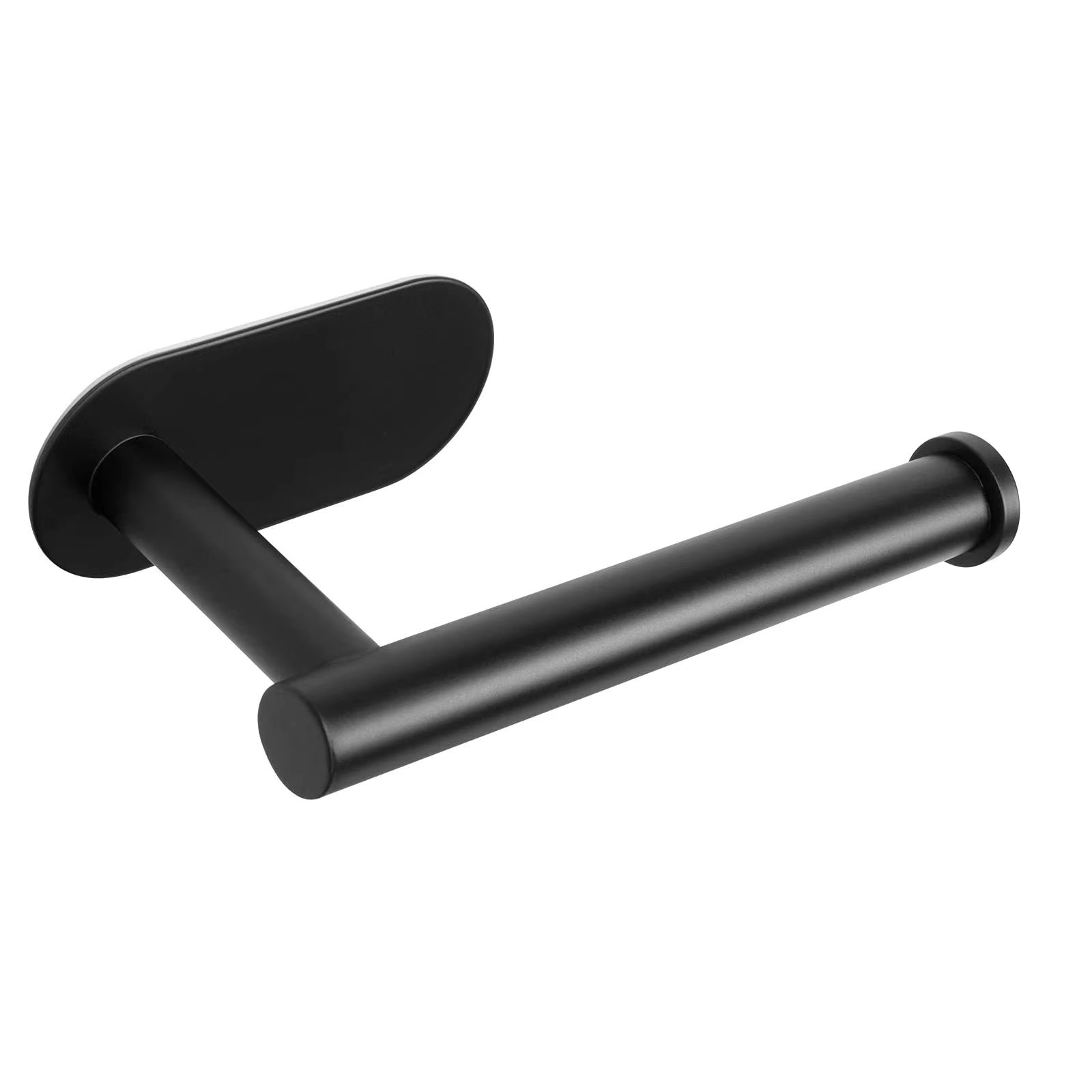 Adhesive Toilet Paper Holder 304 Stainless Steel Brushed Silver Paper Towel Roll Rack Matte Black Bathroom Kitchen Tissue Hanger